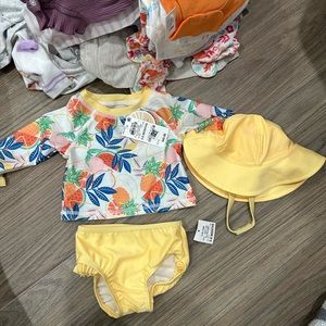 NWT Girl’s Bathing Suit Set